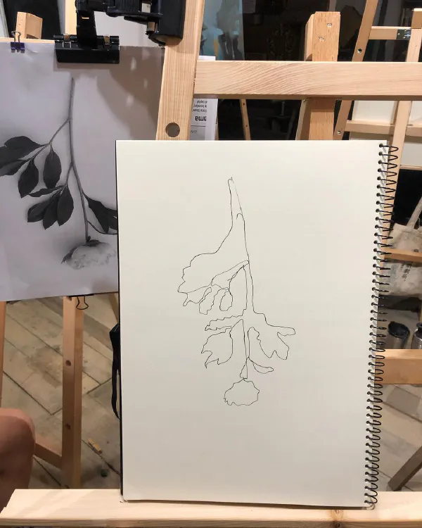 素描第一堂：盲畫