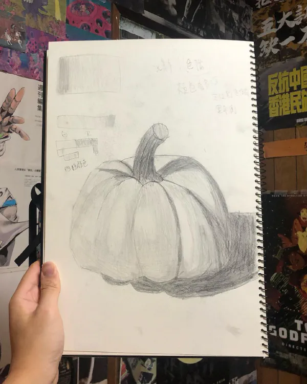 素描第五堂:亮暗面、光影、色階