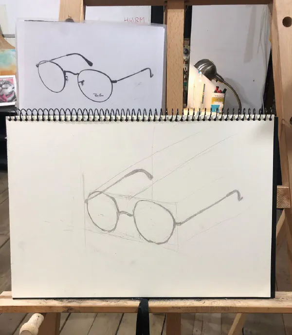 素描課第八堂：透視、塞尚、矩形