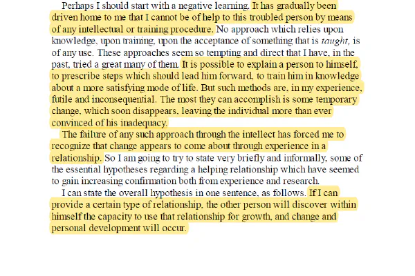 《成為一個人》的再理解：不為而成