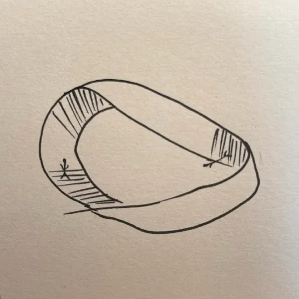 莫比烏斯環:鄰坐又對坐的關係